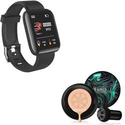ID-116 Smartwatch and Mushroom Cushion Foundation with Applicator